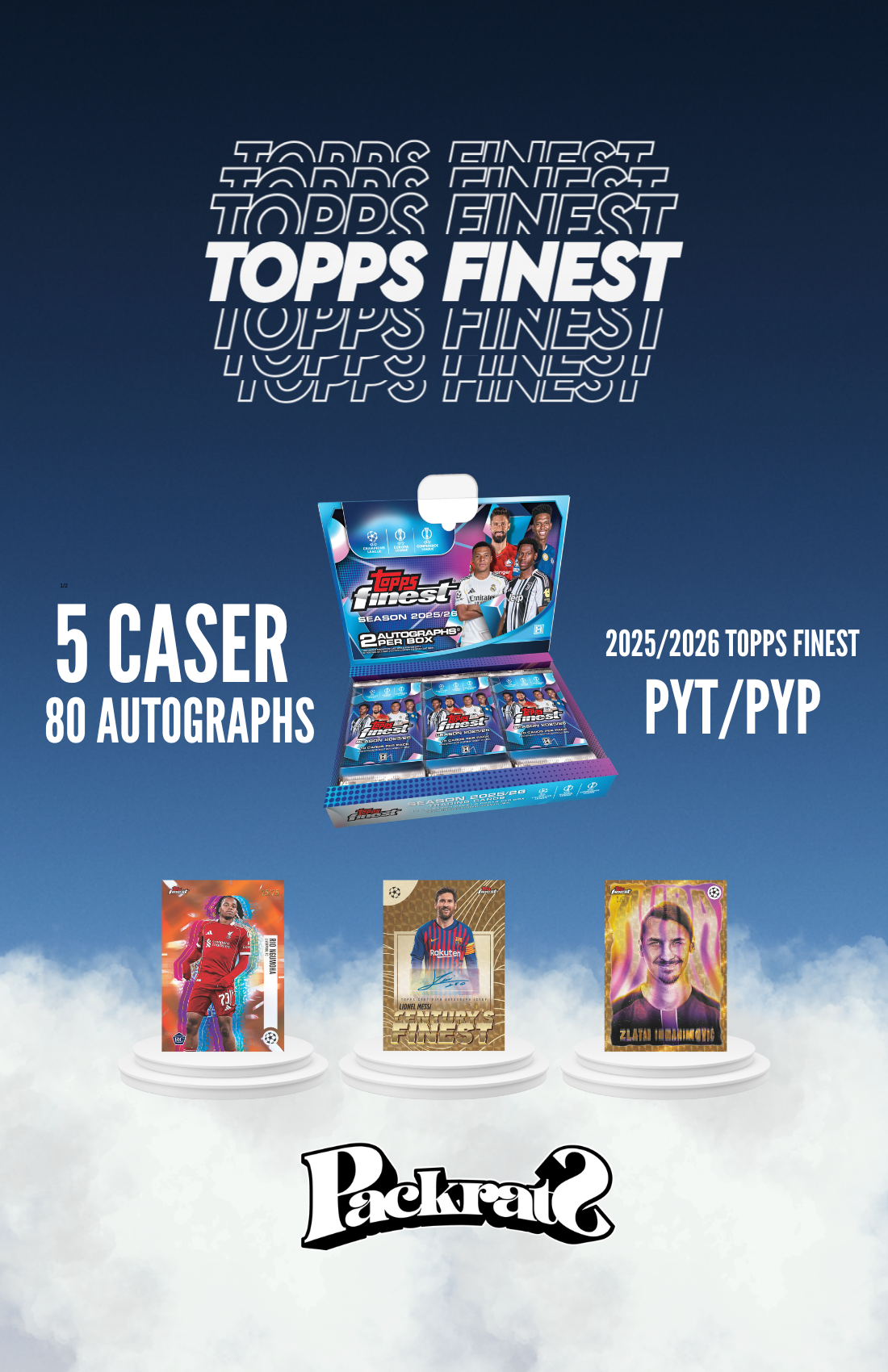 5 Case Break - 2025-26 Topps Finest UEFA Club Competitions Soccer