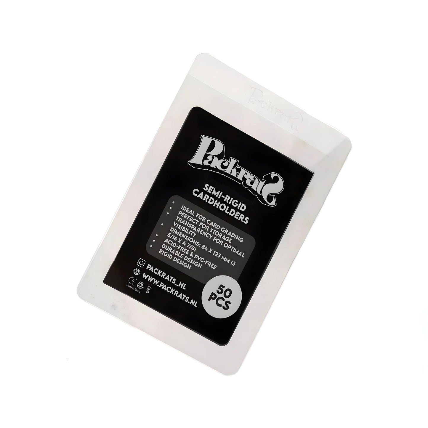 Packrats Semi-Rigid Cardholders (50 pcs)